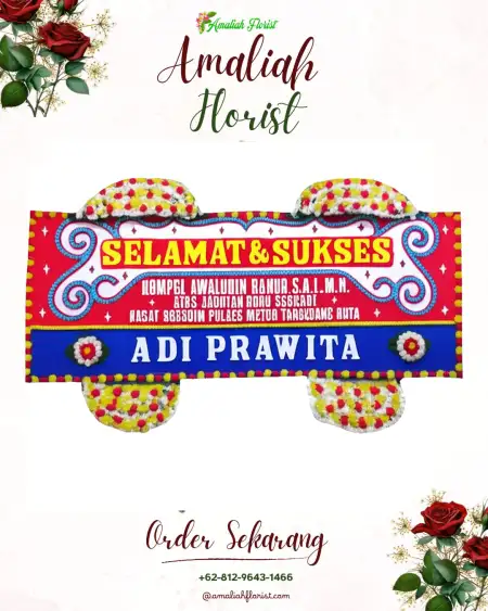 Papan Bunga Ucapan Selamat Wirokerten