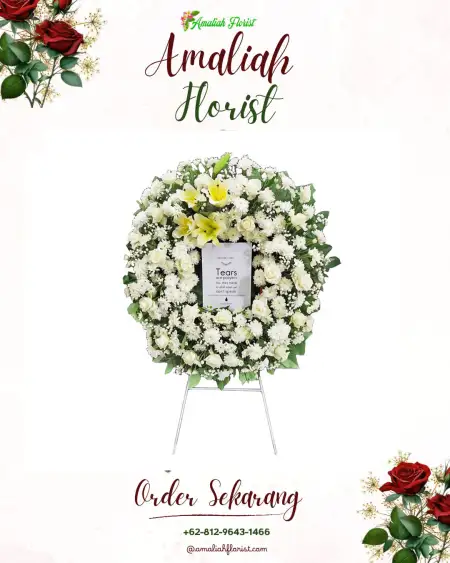 Krans Bunga Duka Wirokerten